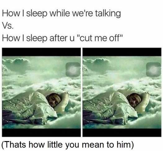 How i sleep at night